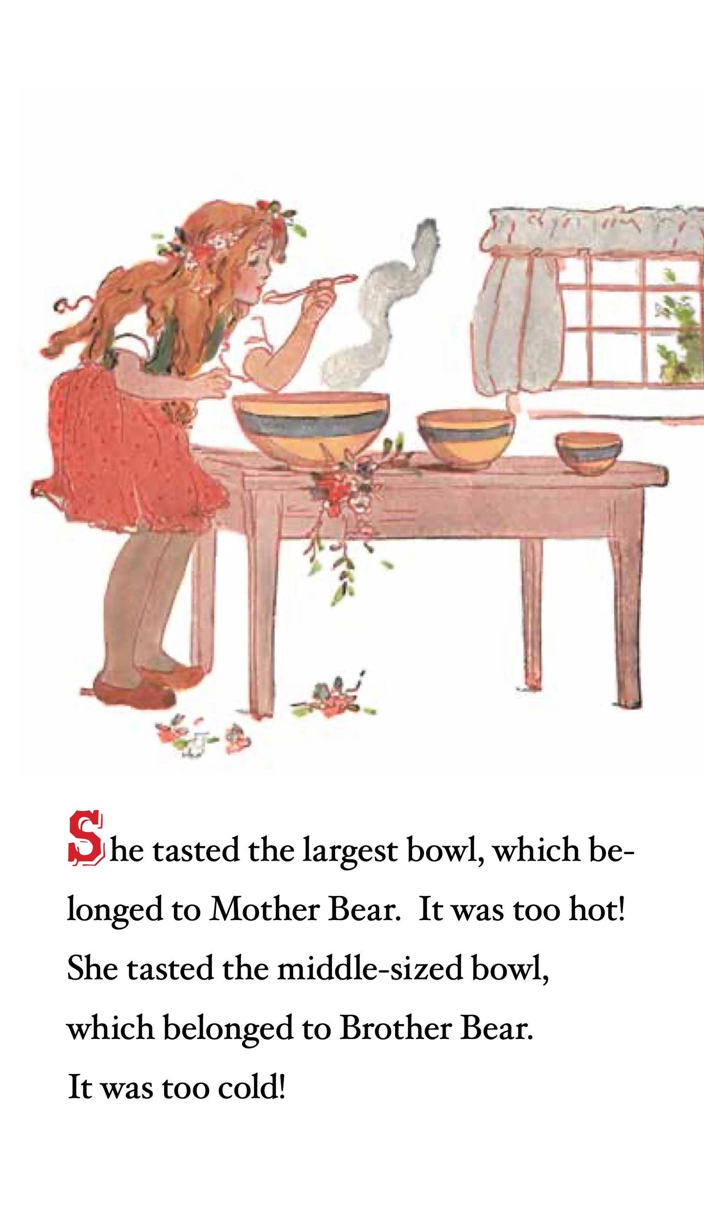 Laughing Elephant Books - The Three Bears -Children's Die -cut Shape Book - Vintage