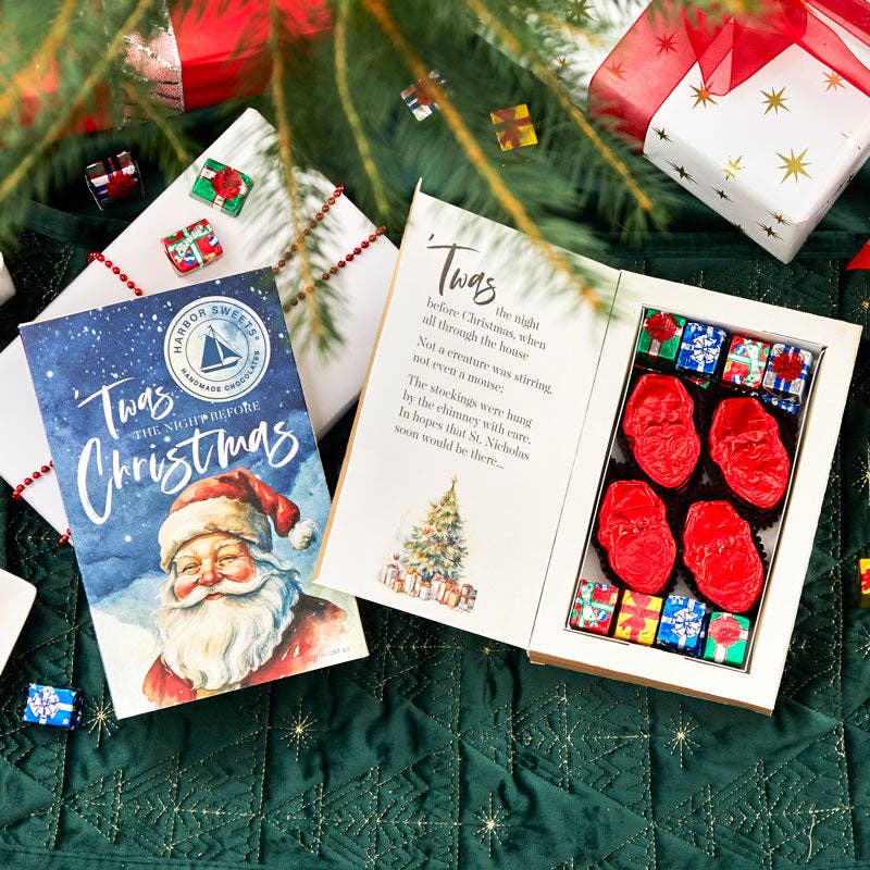 Harbor Sweets Chocolates - The Chocolate Night Before Christmas Storybook - 28 pc