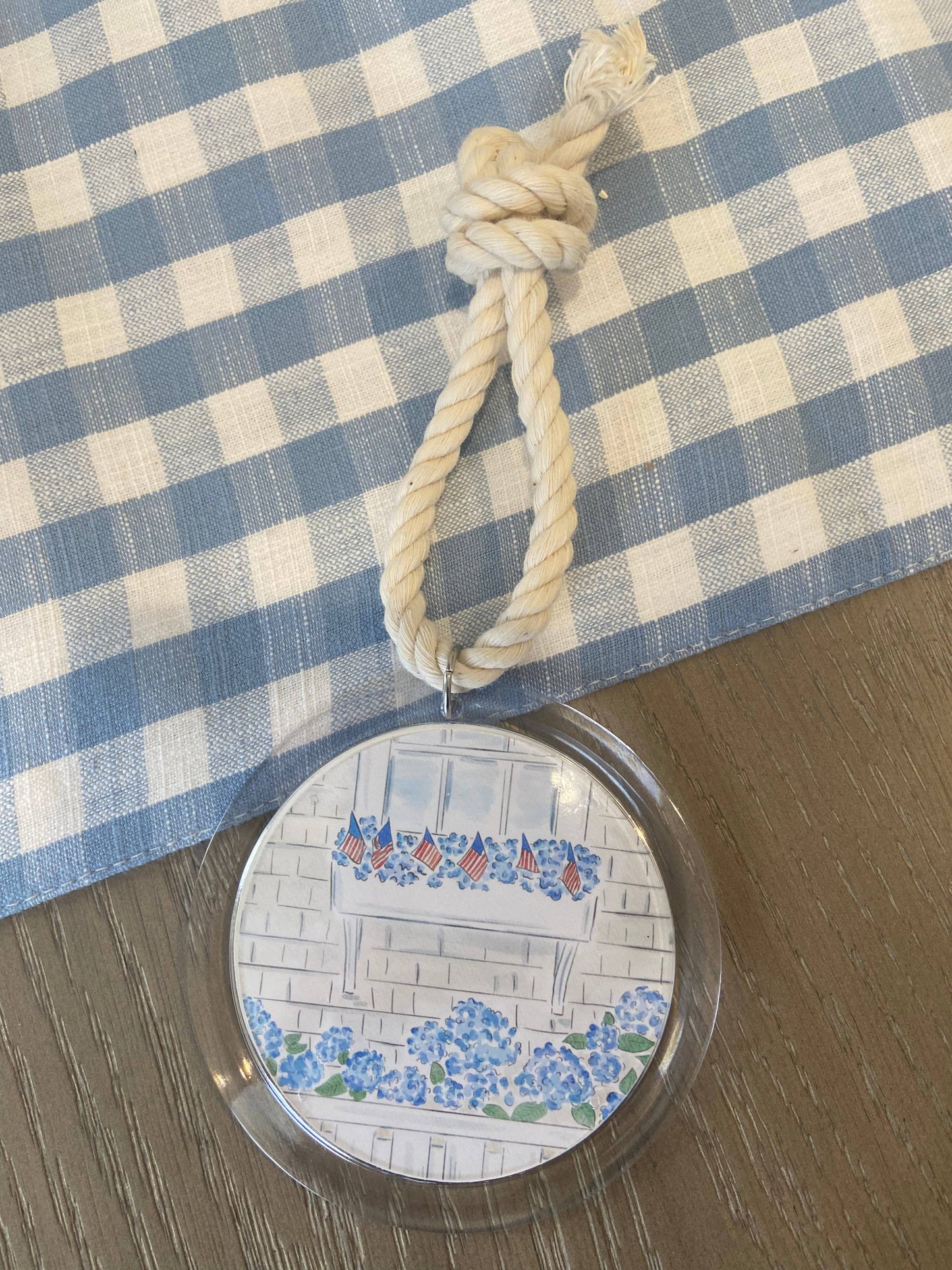WonderfullyWrittenCo - Hydrangea Coastal Charm Ornament