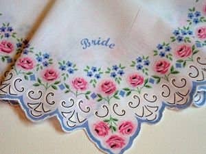 MOMENTS IN THYME - Bridal Hanky Card