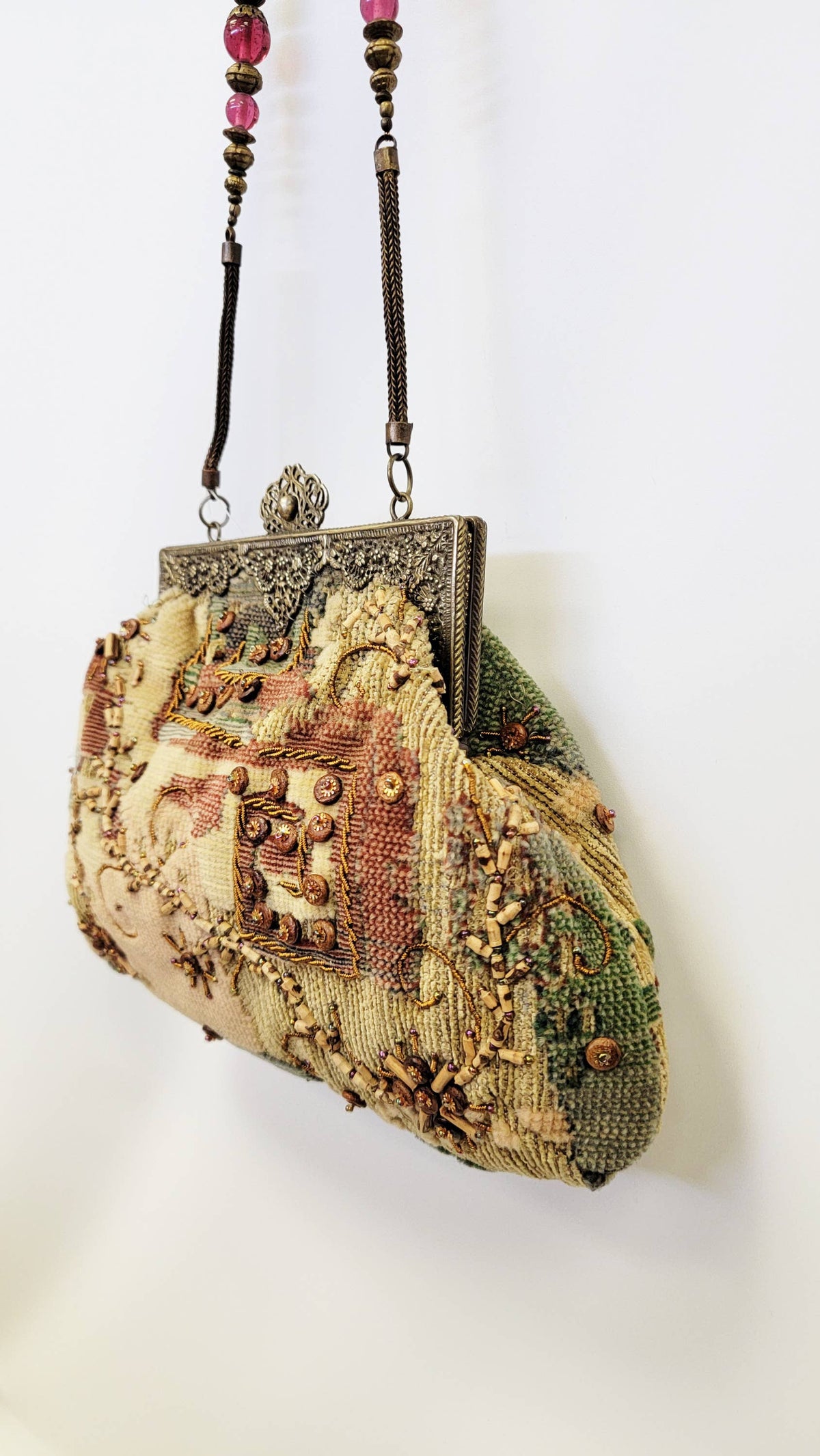 Ricki designs - VINTAGE CLASSIC TAPESTRY EMBROIDERED BAG #21030