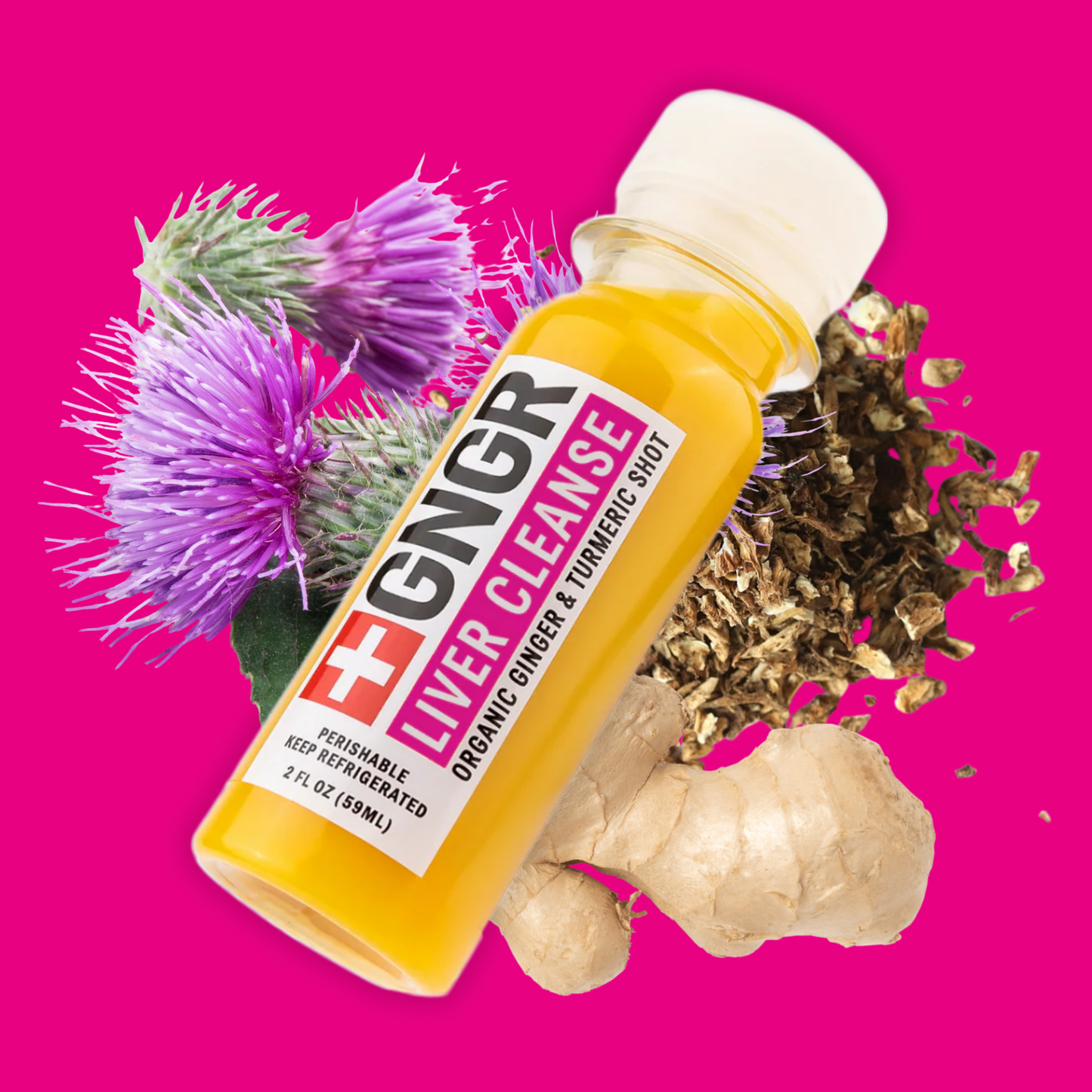 GNGR Labs - Liver Cleanse Shot: Ginger, Milk Thistle, Dandelion Detox