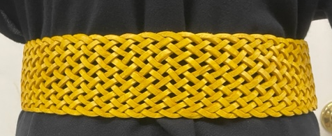 DAIRI - BWA1 Leather belt Dijon
