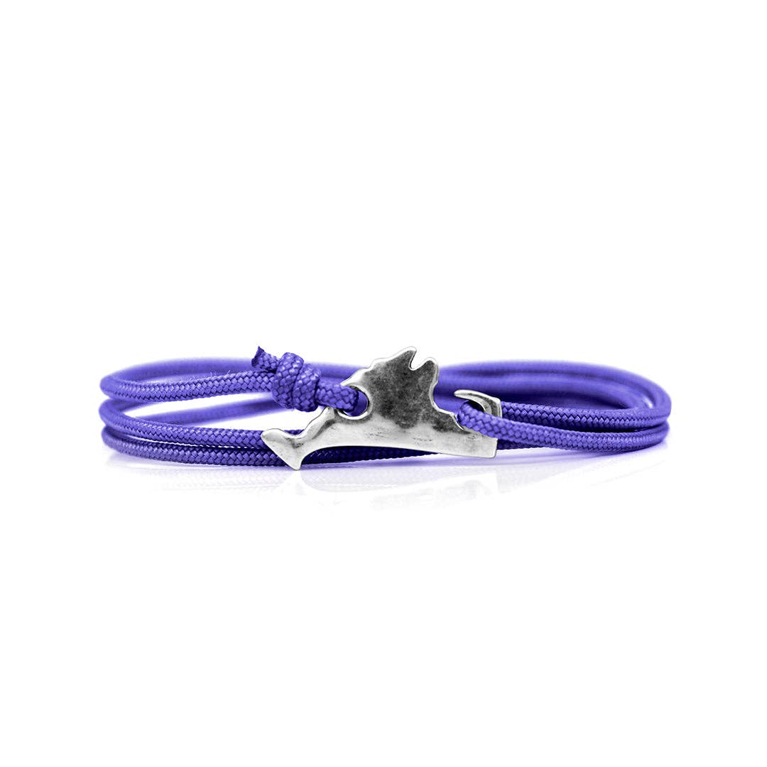 Cape Clasp - Martha's Vineyard Clasp: Silver / Blue Bay