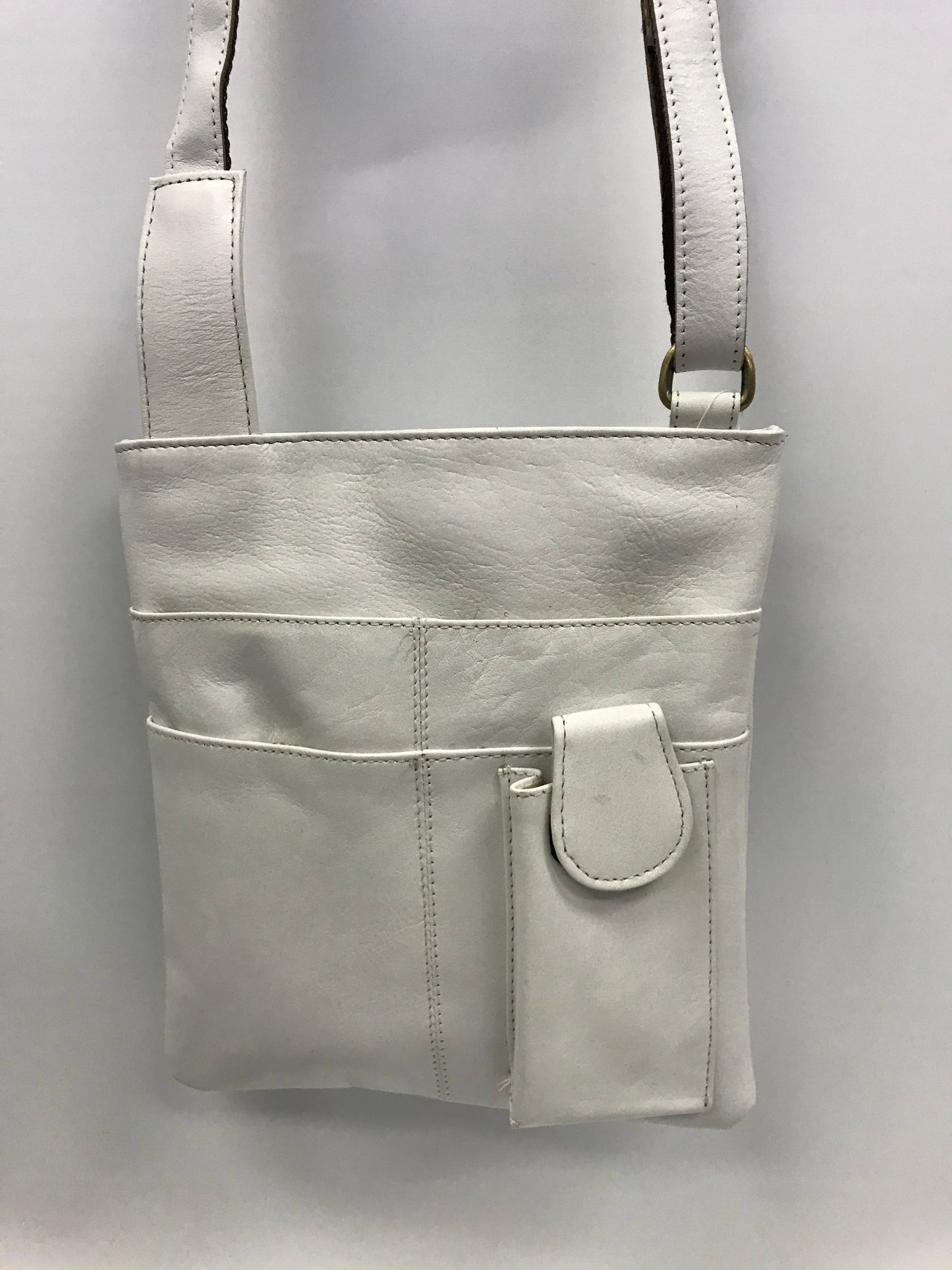 Ricki designs - LEATHER CROSSBODY, I PAD TECH BAG: BLACK
