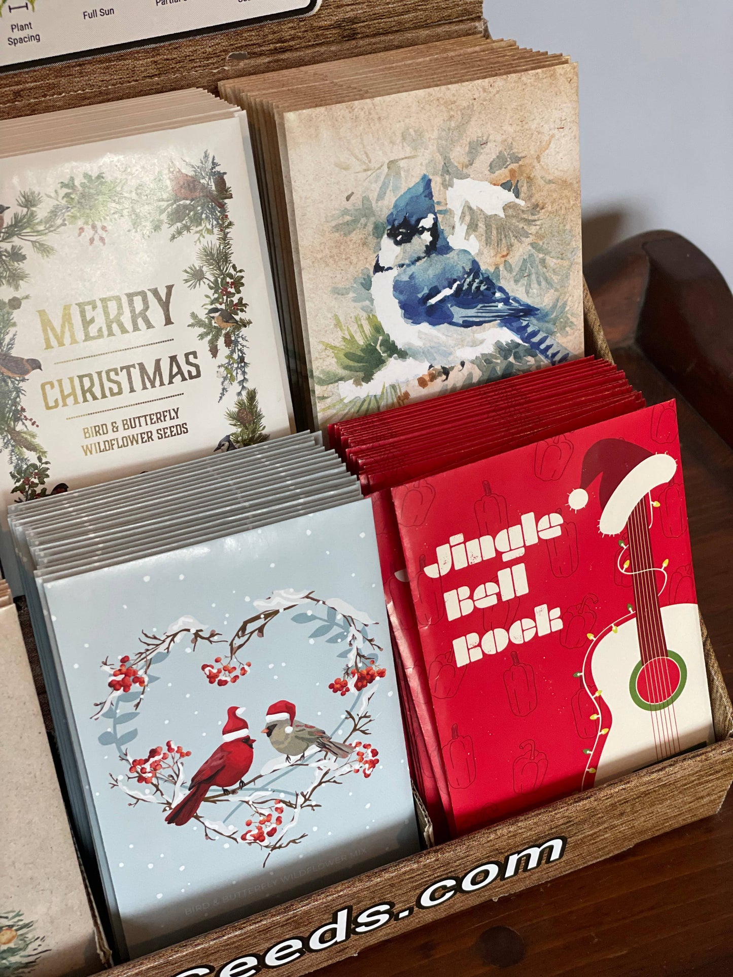 Bentley Seed Co. - Jingle Bell Rock Gift Tag Card - Bell Pepper Seed Packets