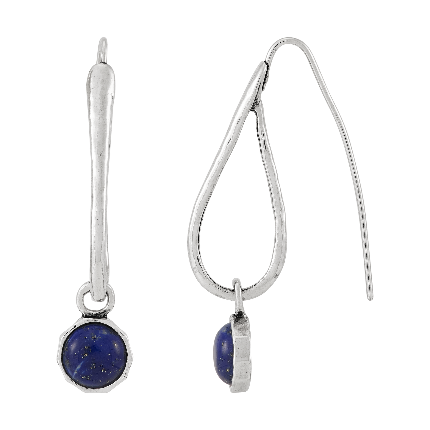 Silpada - Silpada 'Cosmic Haze' Silver Blue Lapis Drop Earrings
