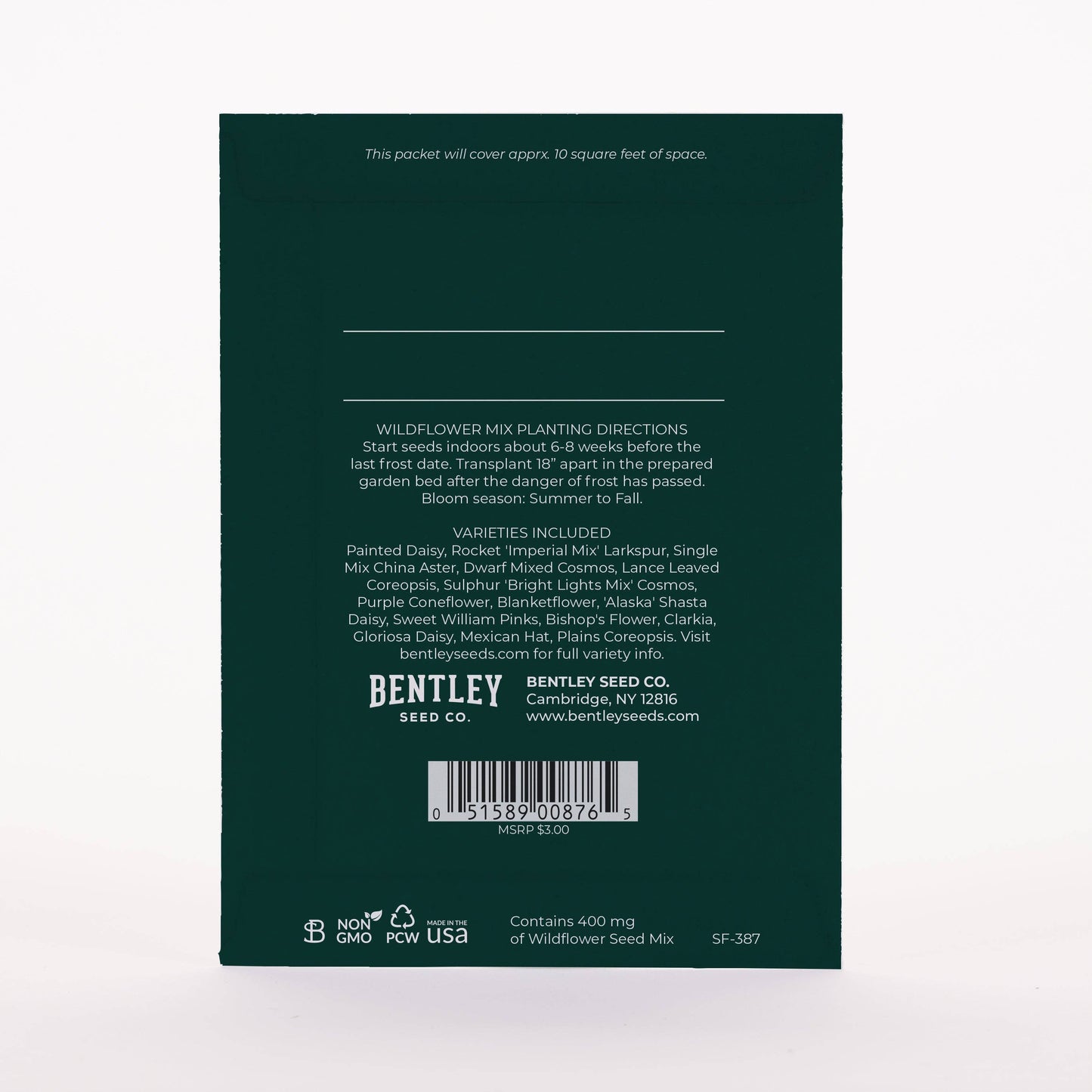 Bentley Seed Co. - With Heartfelt Sympathy - Wildflower Mix Seed Packets