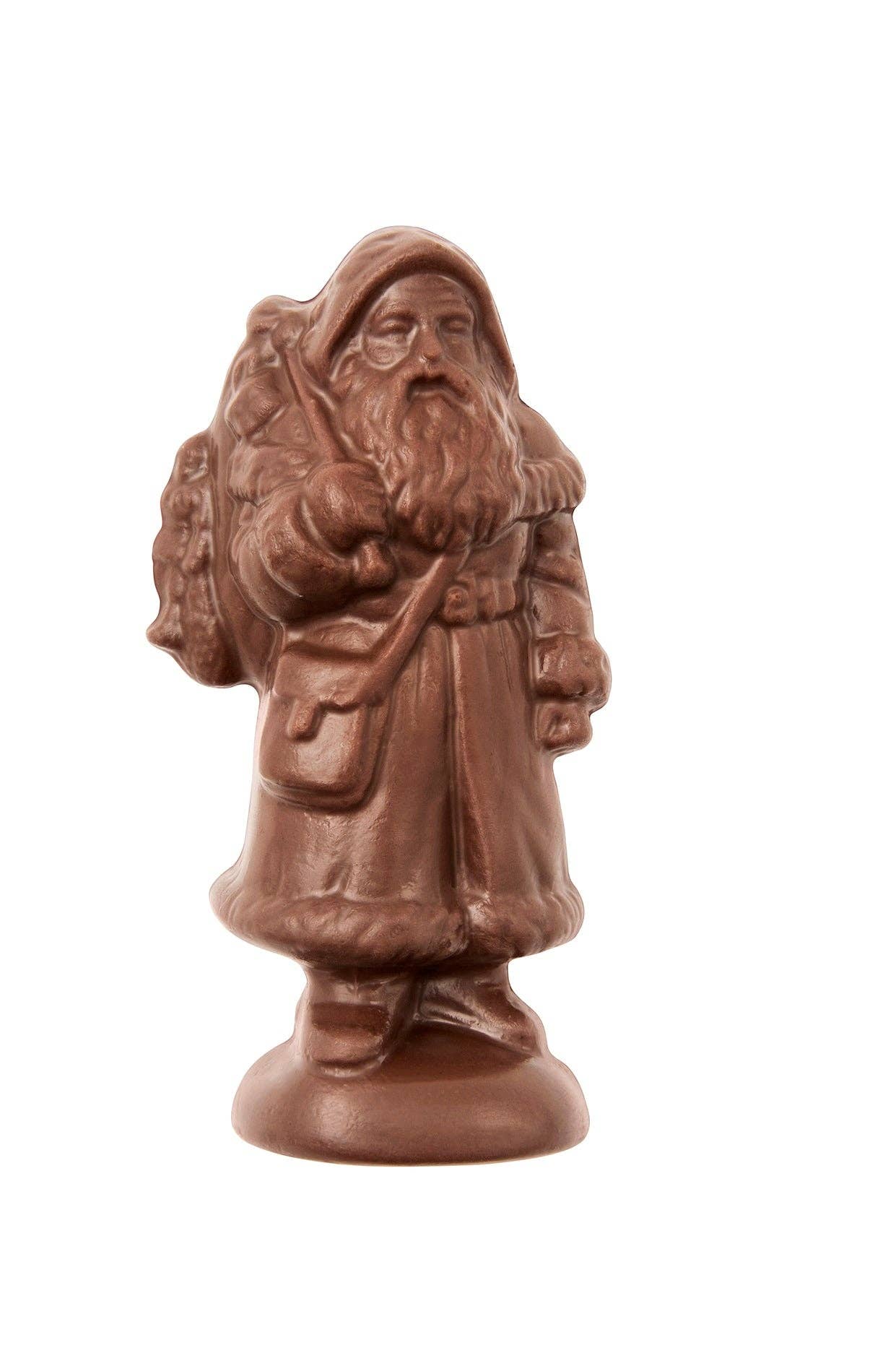 Harbor Sweets Chocolates - Solid Milk Chocolate Santa - 2 7/8 oz