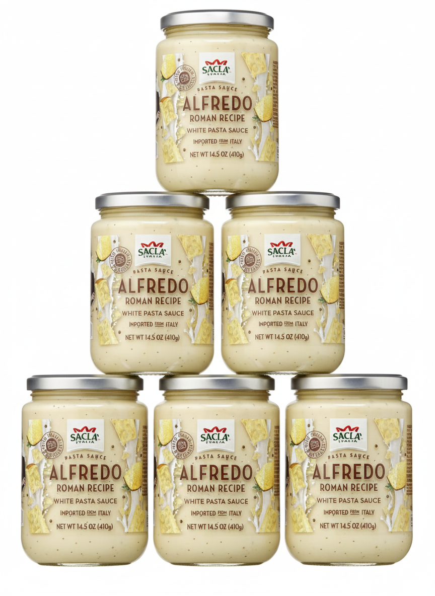 Sacla - Sacla Italy Alfredo Roman White Pasta Sauce 6x14.5oz