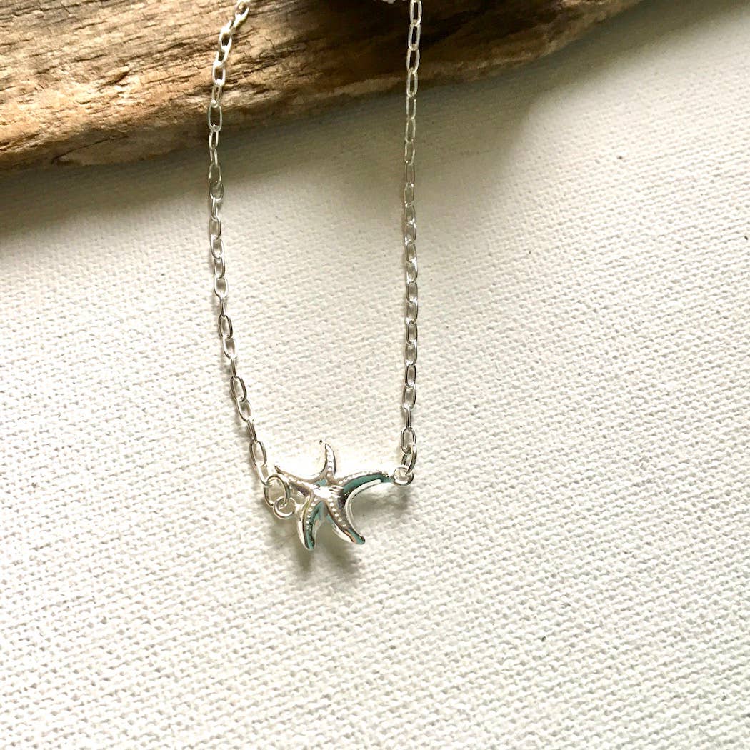 Jackie Gallagher Designs - Handmade Coastal Jewelry - Starfish Anklet
