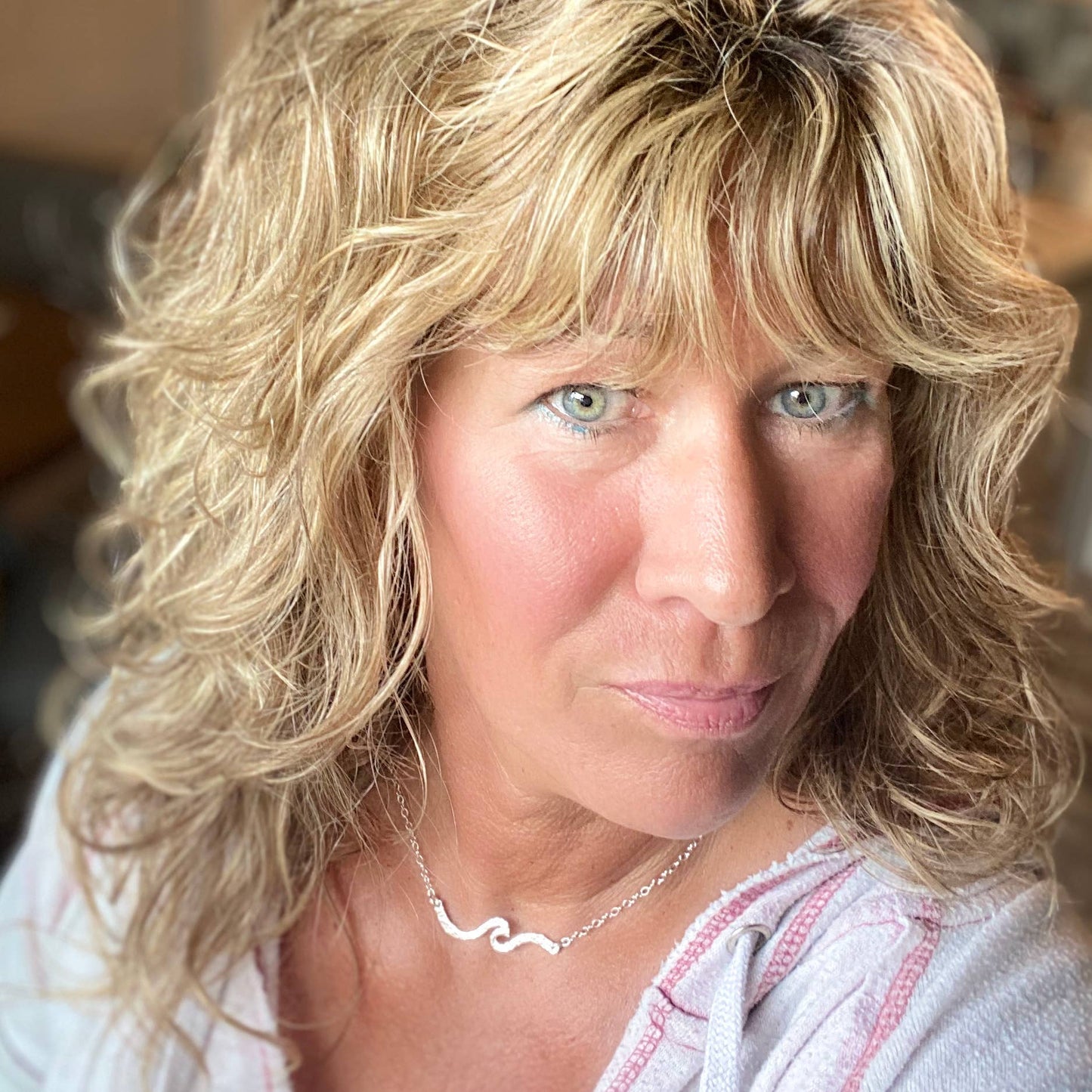 Simply Sterling Designs - Making Waves Hammered Sterling Silver Necklace