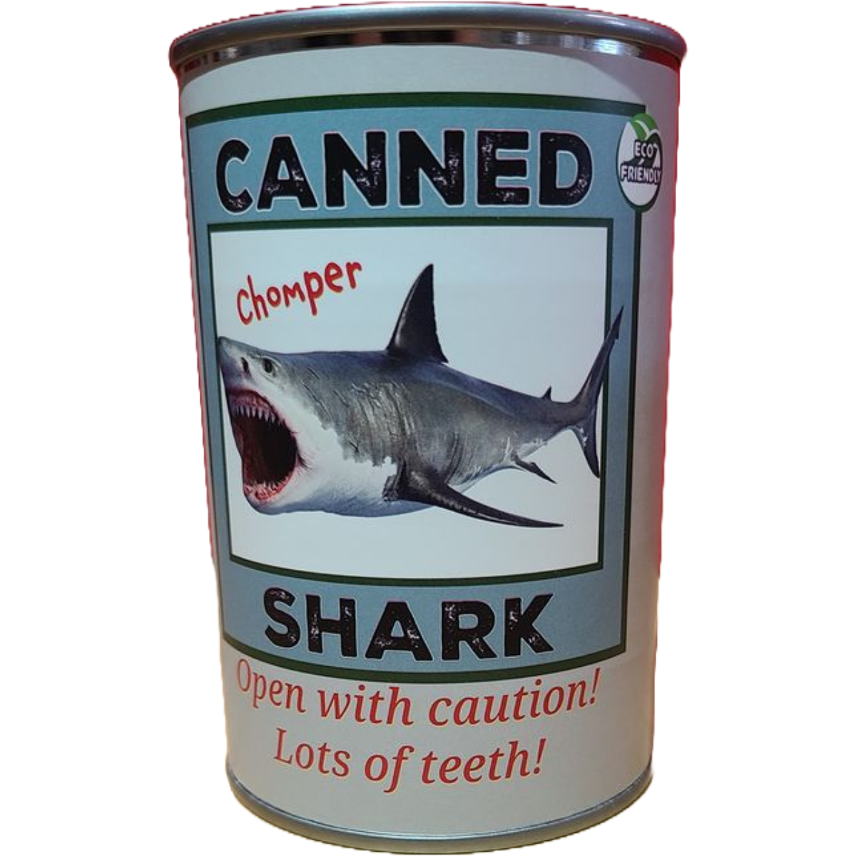 Canned Gifts - Canned Shark | Stuffed Animal Plush w/Jokes | Unique Gift