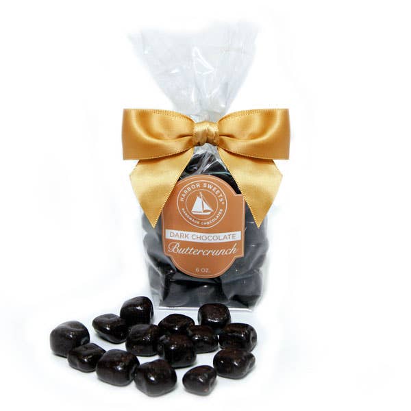 Harbor Sweets - Dark Chocolate Covered Buttercrunch Toffee - 6 oz