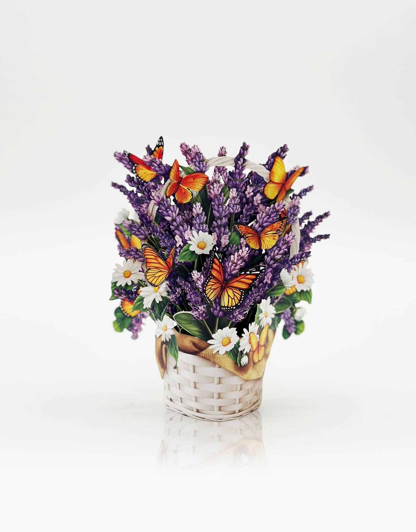 FreshCut Paper LLC - Mini Lavender & Butterflies (10 Pop-up Greeting Cards)