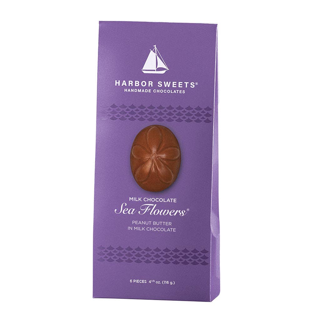 Harbor Sweets Chocolates - Milk Chocolate Sea Flowers Gable Box