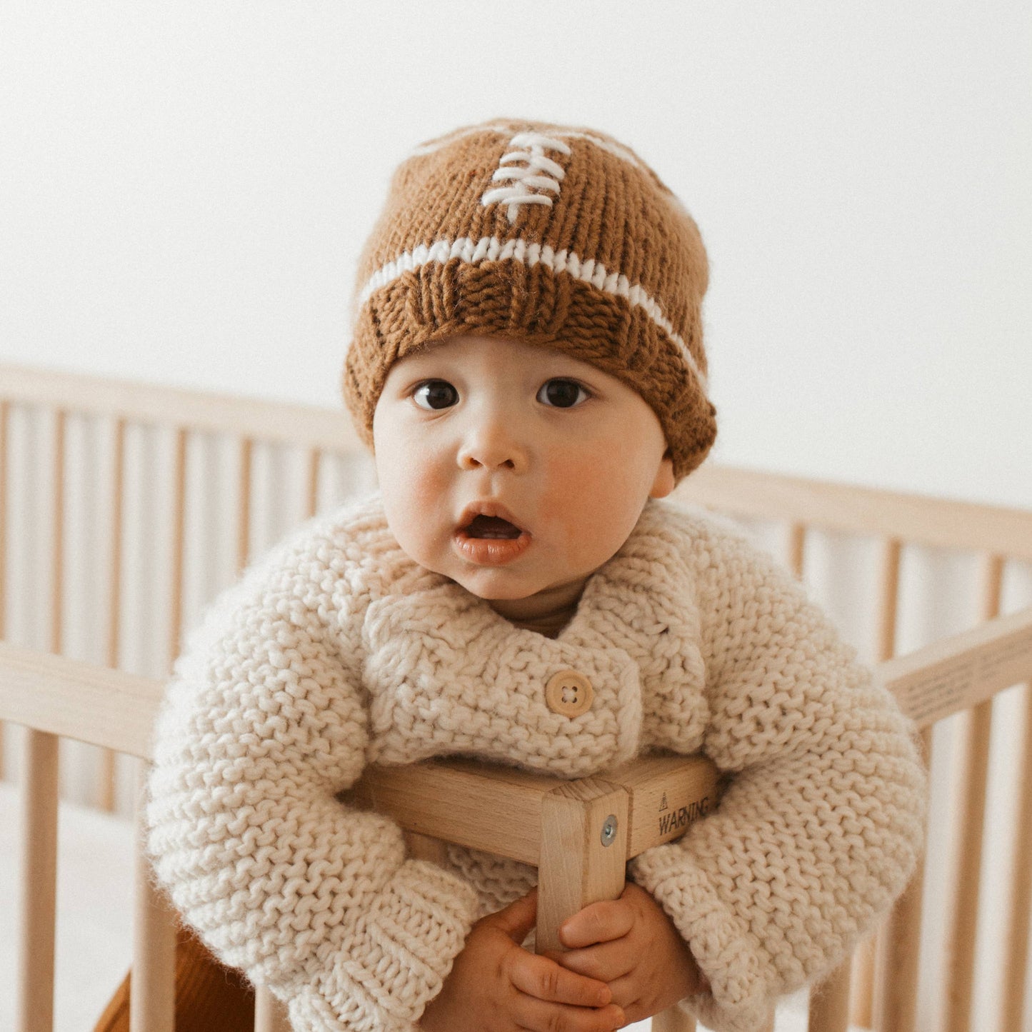 Huggalugs - Football Beanie Game Day Hat Baby & Kids