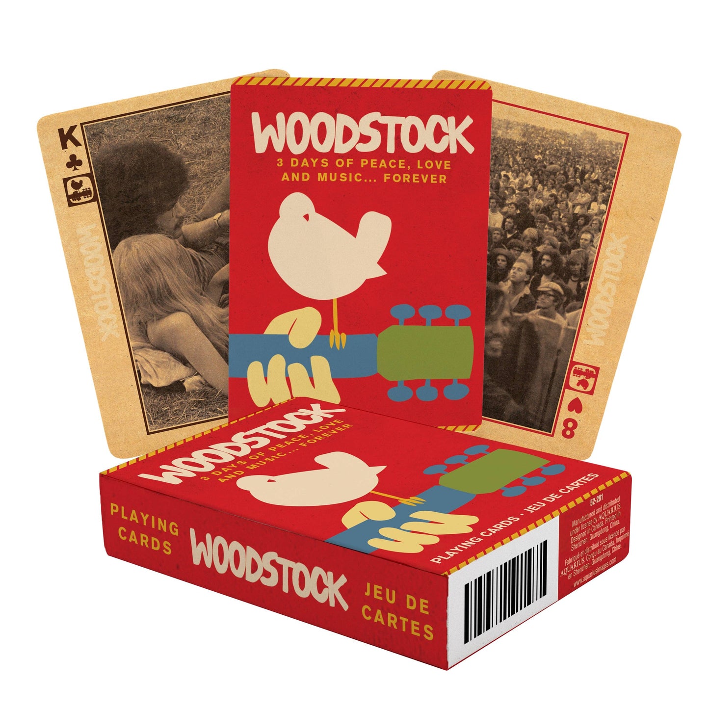 AQUARIUS, GAMAGO, ICUP, & ROCK SAWS by NMR Brands - Woodstock 2 Playing Cards