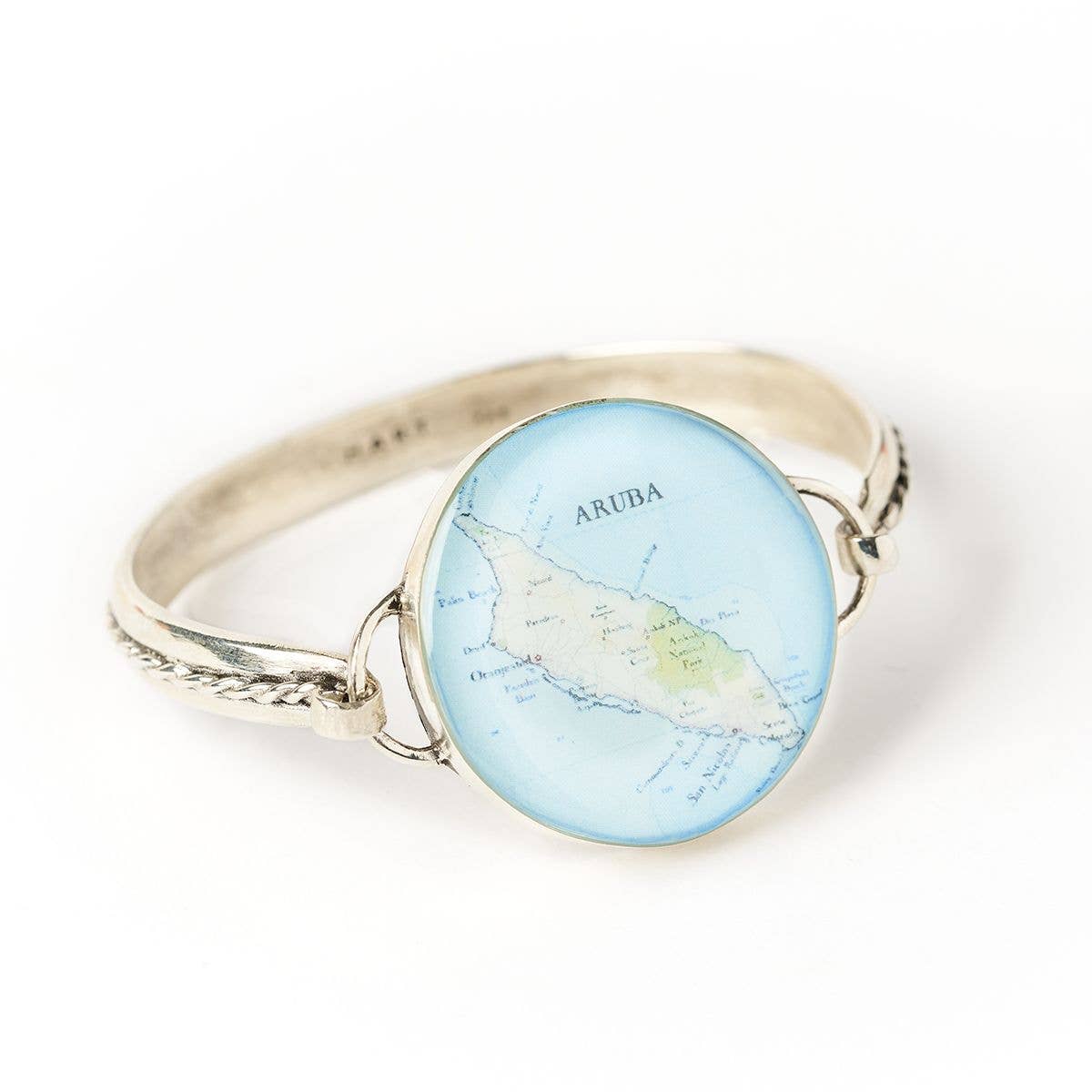 Chart Metalworks - Silver Hook Cord Bracelet