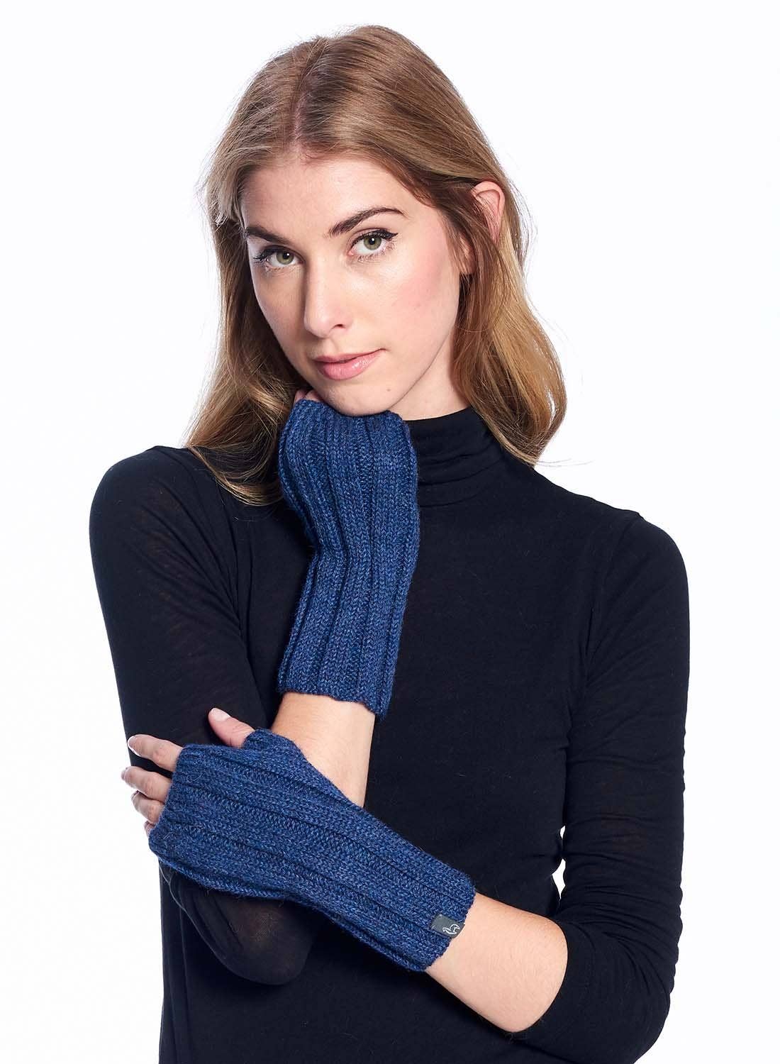 Shupaca Alpaca - Alpaca Gloves - Accordion - Azul