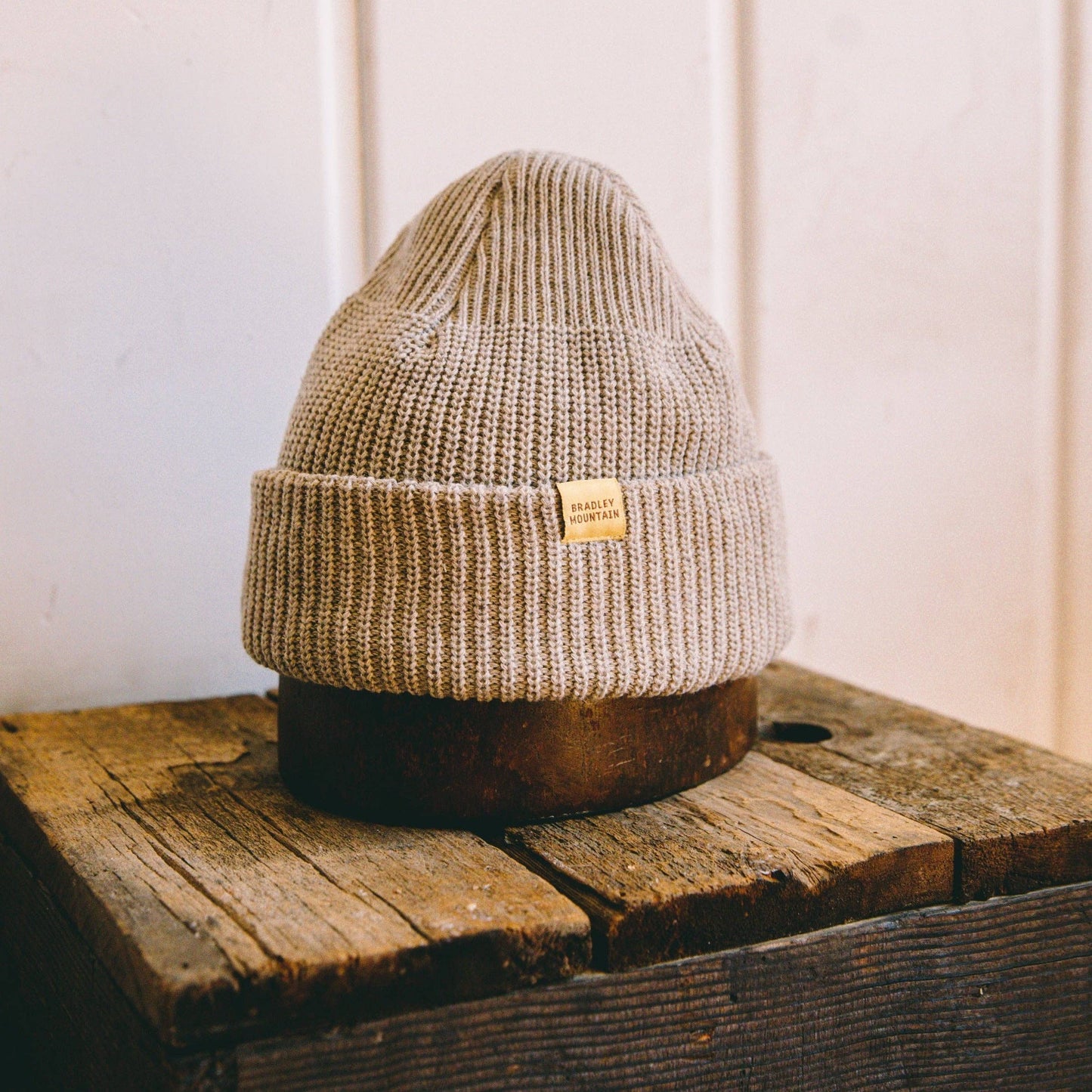 Bradley Mountain - Wool Watch Cap - Beige