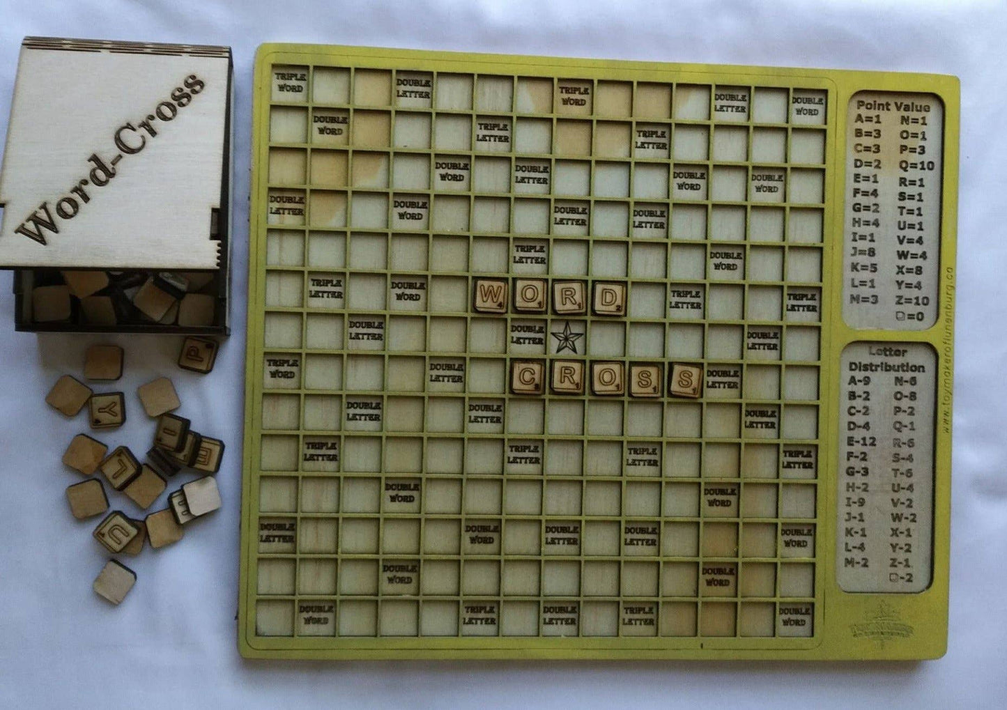 Toy Maker of Lunenburg - Word-Cross Game Made from Plywood