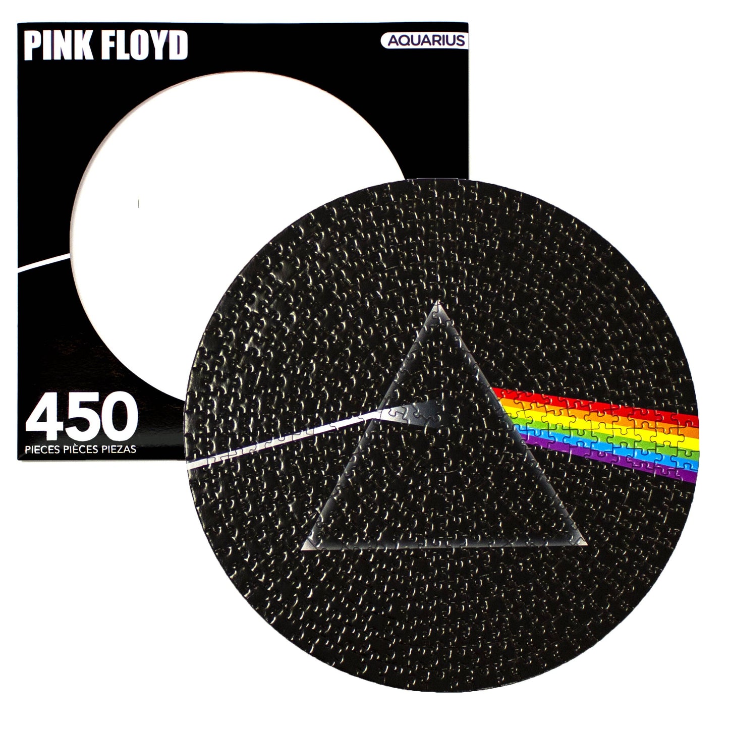 AQUARIUS, GAMAGO, ICUP, & ROCK SAWS by NMR Brands - Pink Floyd Dark Side 450 Piece Picture Disc Jigsaw Puzzle