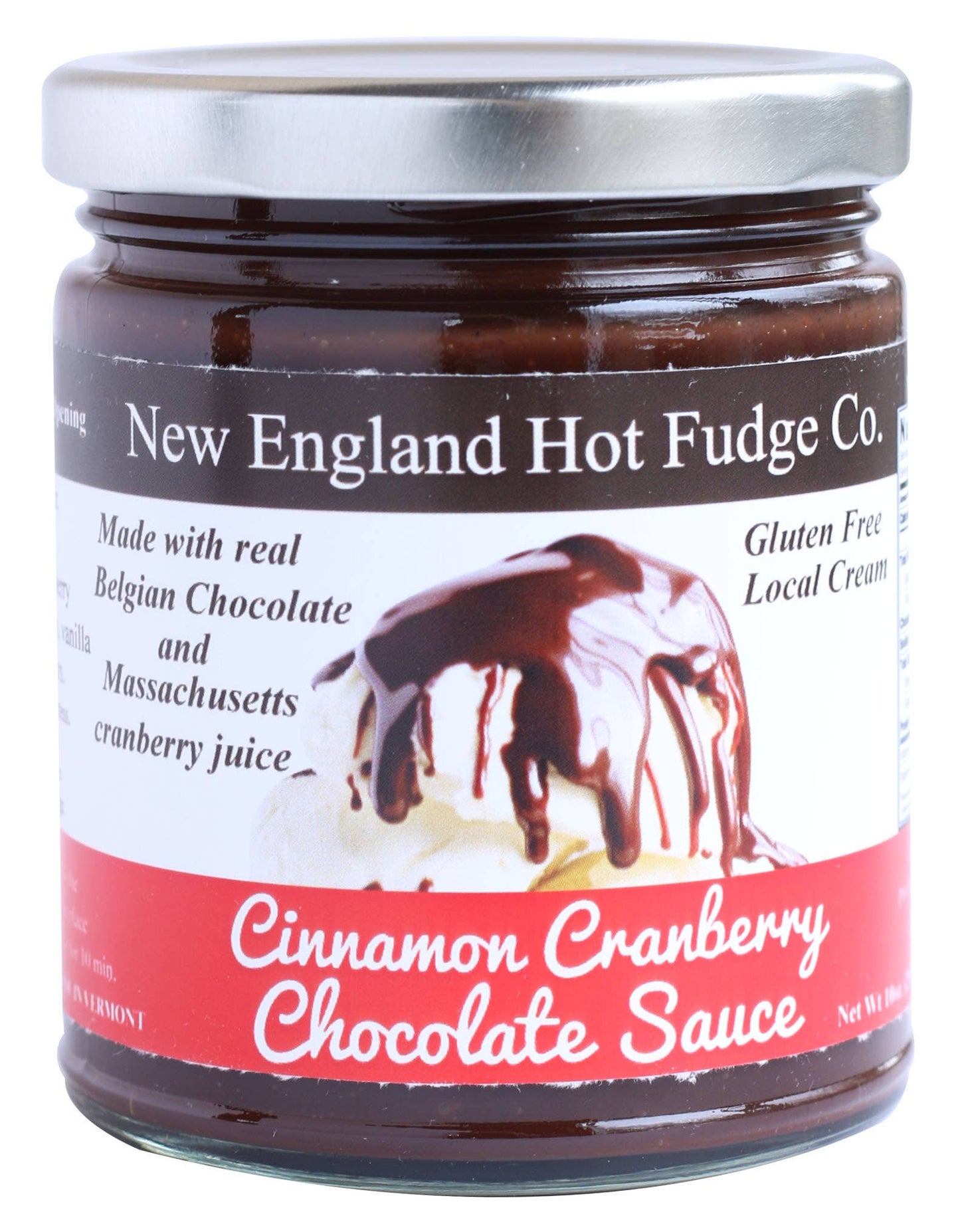 New England Hot Fudge - Cranberry Cinnamon Chocolate Sauce