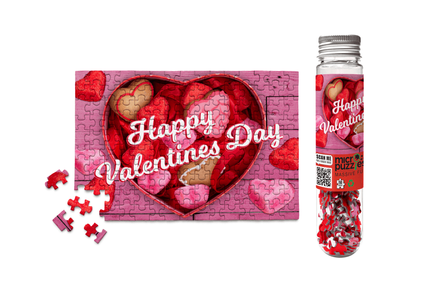 Micro Puzzles - Valentines Day Chocolates Mini Jigsaw Puzzle Unique Gift