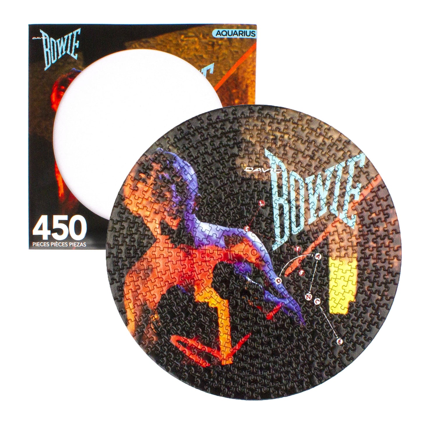 AQUARIUS, GAMAGO, ICUP, & ROCK SAWS by NMR Brands - David Bowie Let's Dance 450 Piece Picture Disc Jigsaw Puzzle