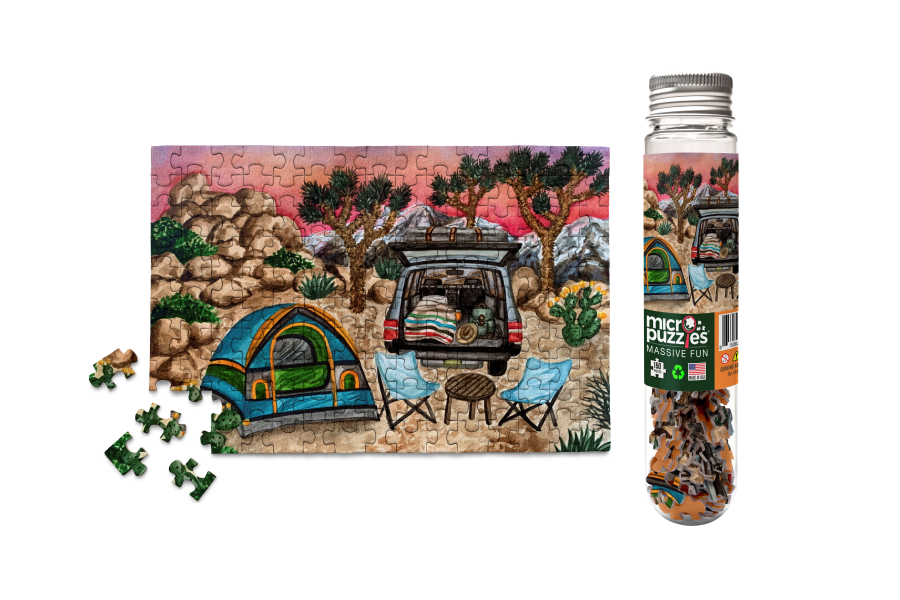 Micro Puzzles - Joshua National Park - Camping Outdoor Jigsaw Puzzle Gift