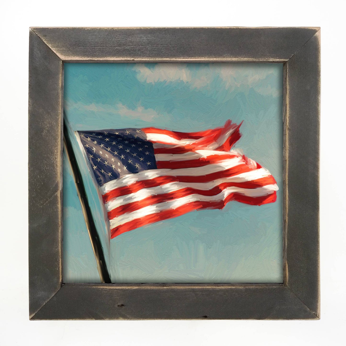 ginger blue - Flag waving in the sky