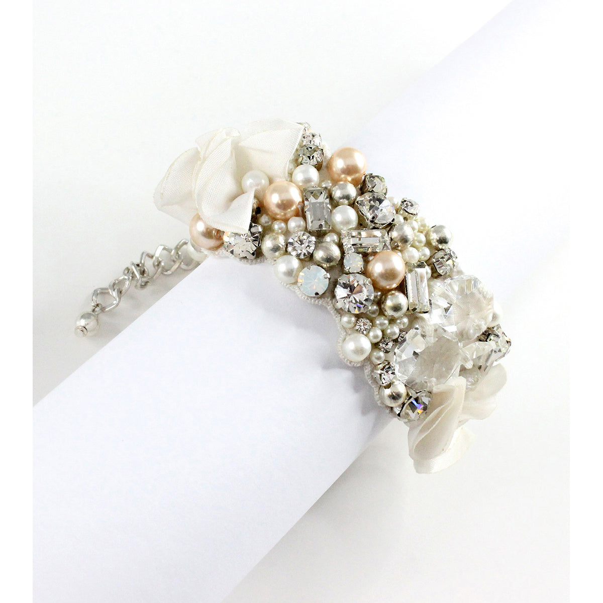 White Wedding Bracelet