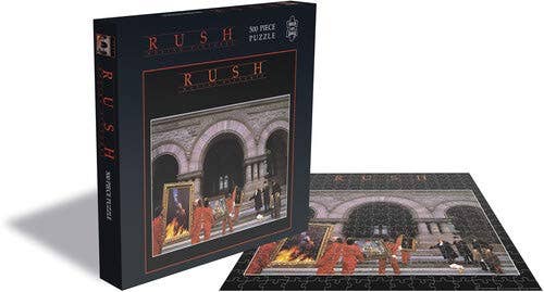 AQUARIUS, GAMAGO, ICUP, & ROCK SAWS by NMR Brands - Rush Moving Pictures (500 Piece Jigsaw Puzzle)