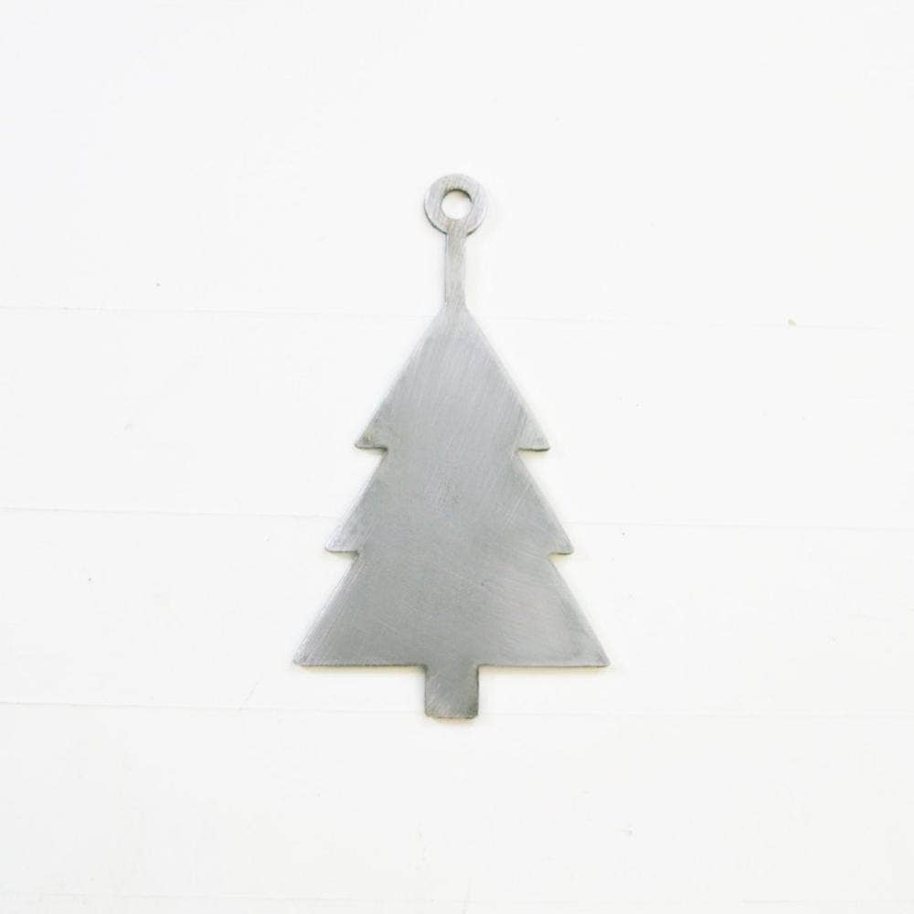 Rusted Orange Craftworks Co. - 4" METAL CHRISTMAS ORNAMENTS