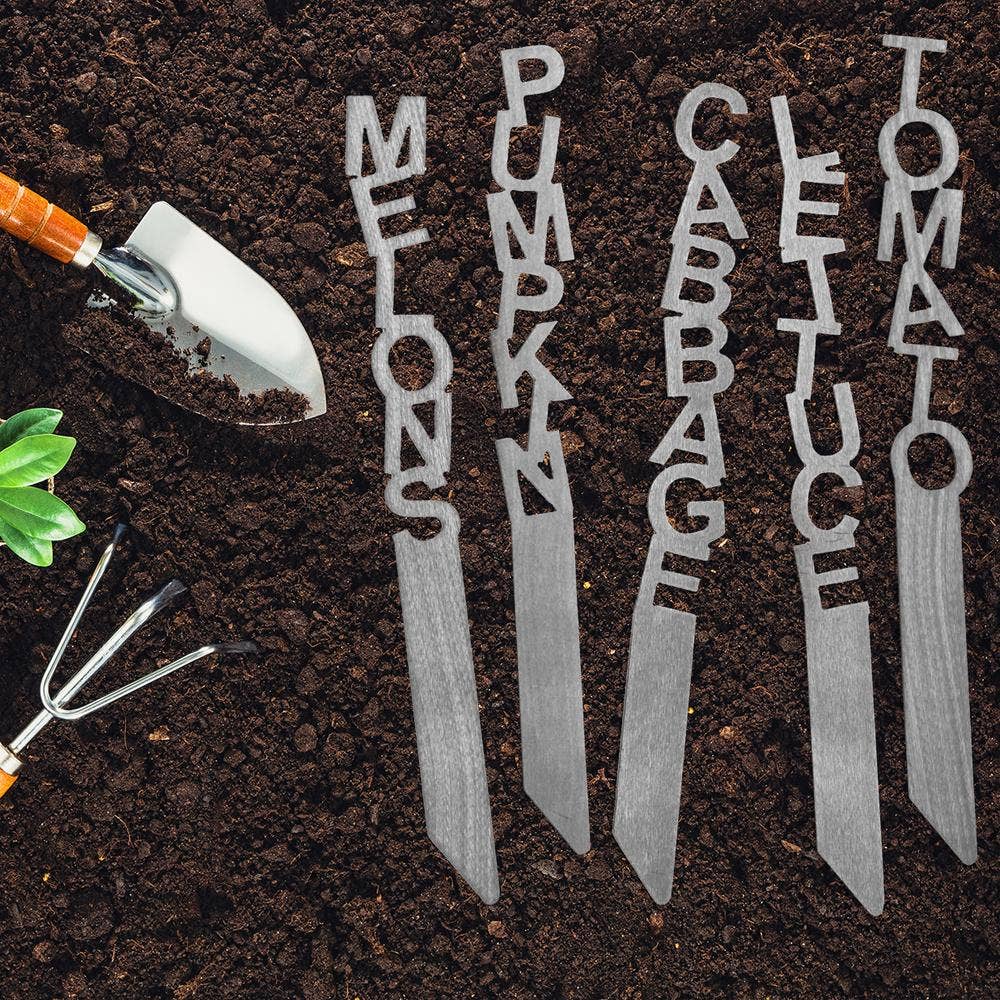 Rusted Orange Craftworks Co. - SPELL IT OUT CUSTOM METAL GARDEN MARKERS