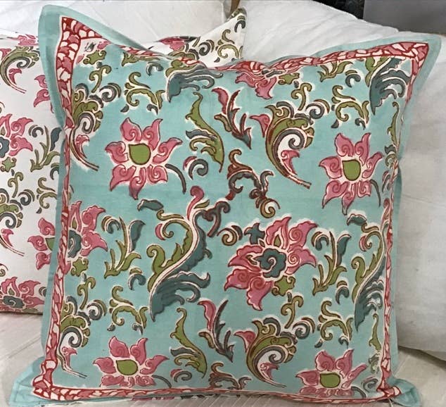 Natural Habitat - Pillow Printed 18" x 18" Azalea