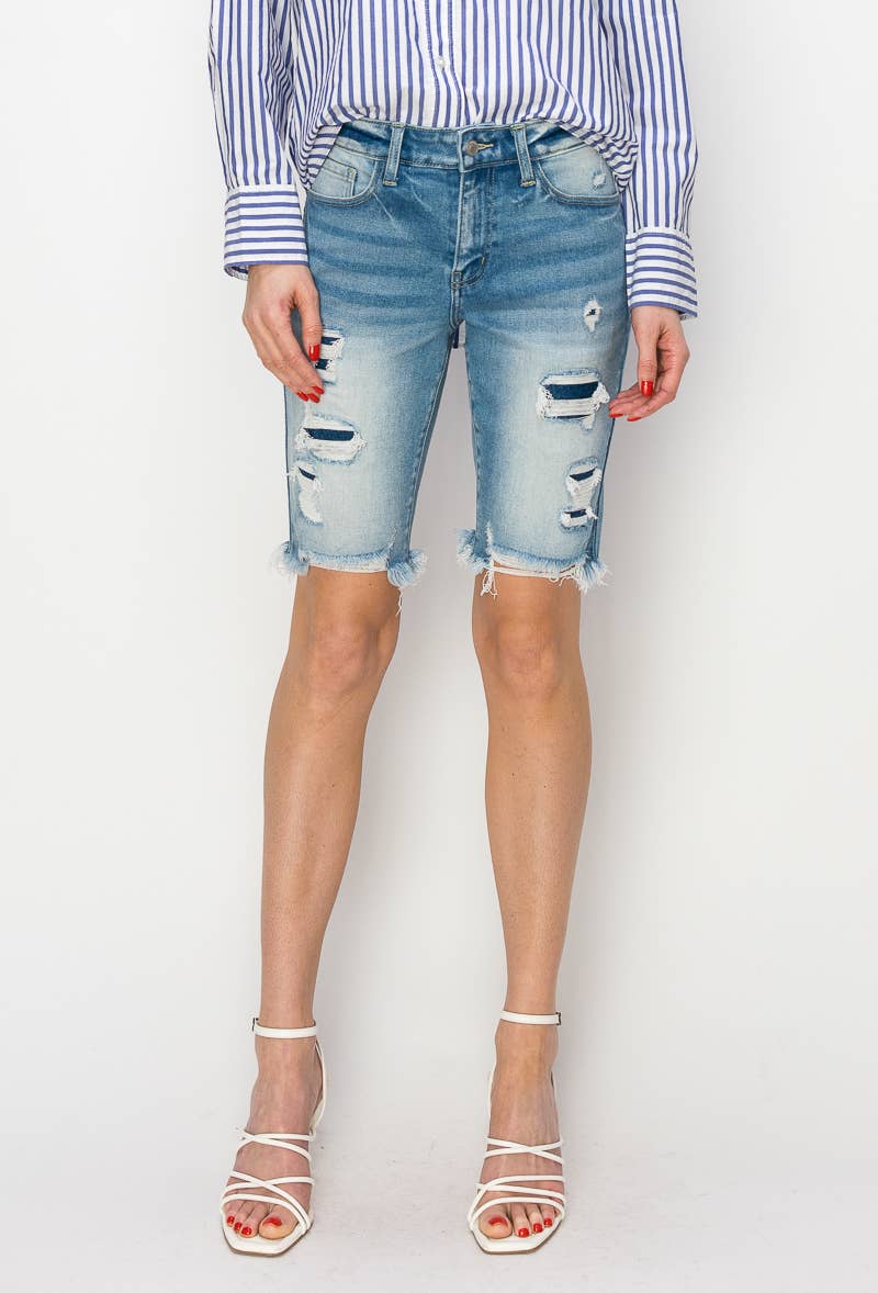 ARTEMIS VINTAGE - REGULAR & PLUS SIZE - MID RISE BERMUDA
