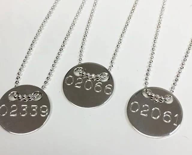 Fishgirl Designs - Custom Engraved Disc Necklace