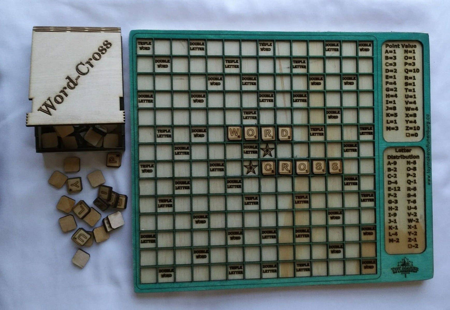 Toy Maker of Lunenburg - Word-Cross Game Made from Plywood
