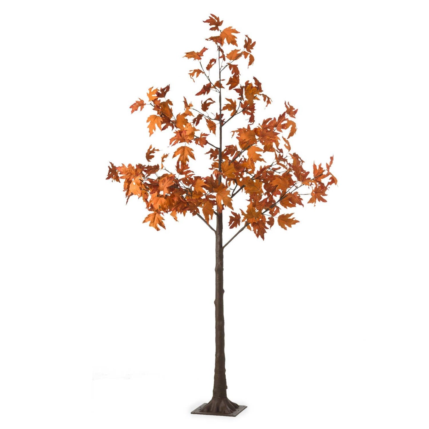 Plow & Hearth - Indoor/Outdoor LED Maple Lighted Tree with 96Lights, 6'H