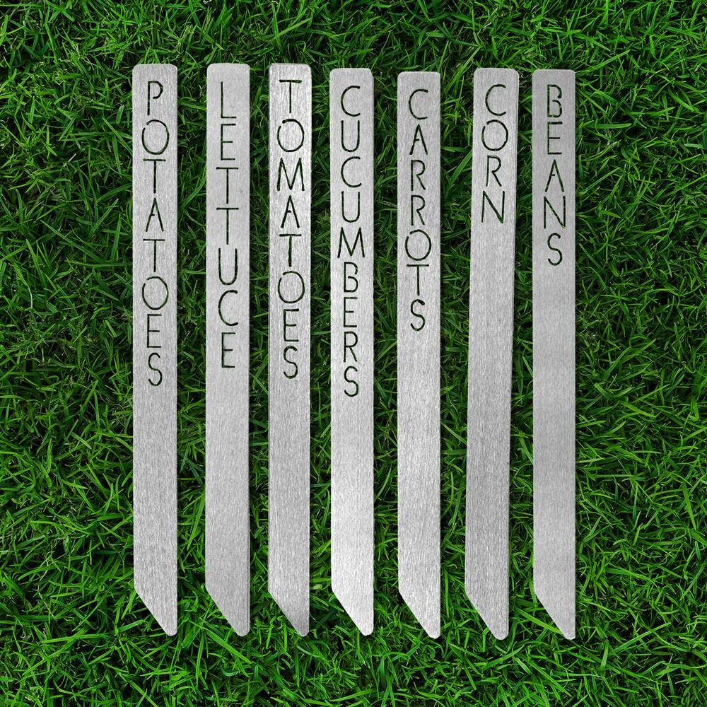 Rusted Orange Craftworks Co. - GARDEN MARKER COLLECTION - SET OF 7