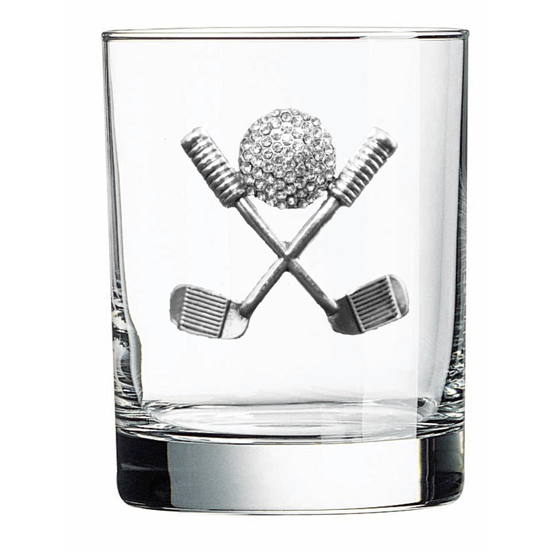 The Queens' Jewels® - Golf Clubs Jeweled Double Old Fashioned