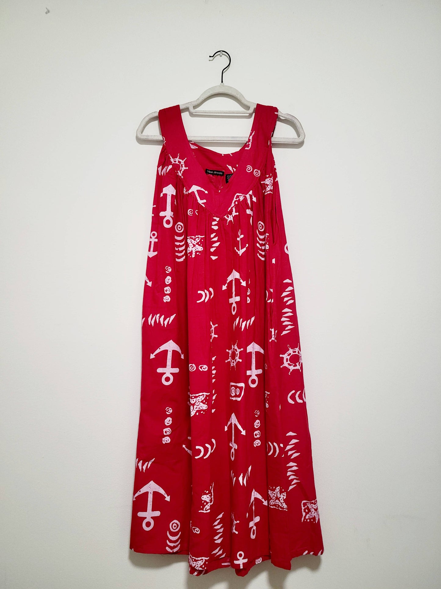 Vibe Jewels - Cotton Sailor Print Dress