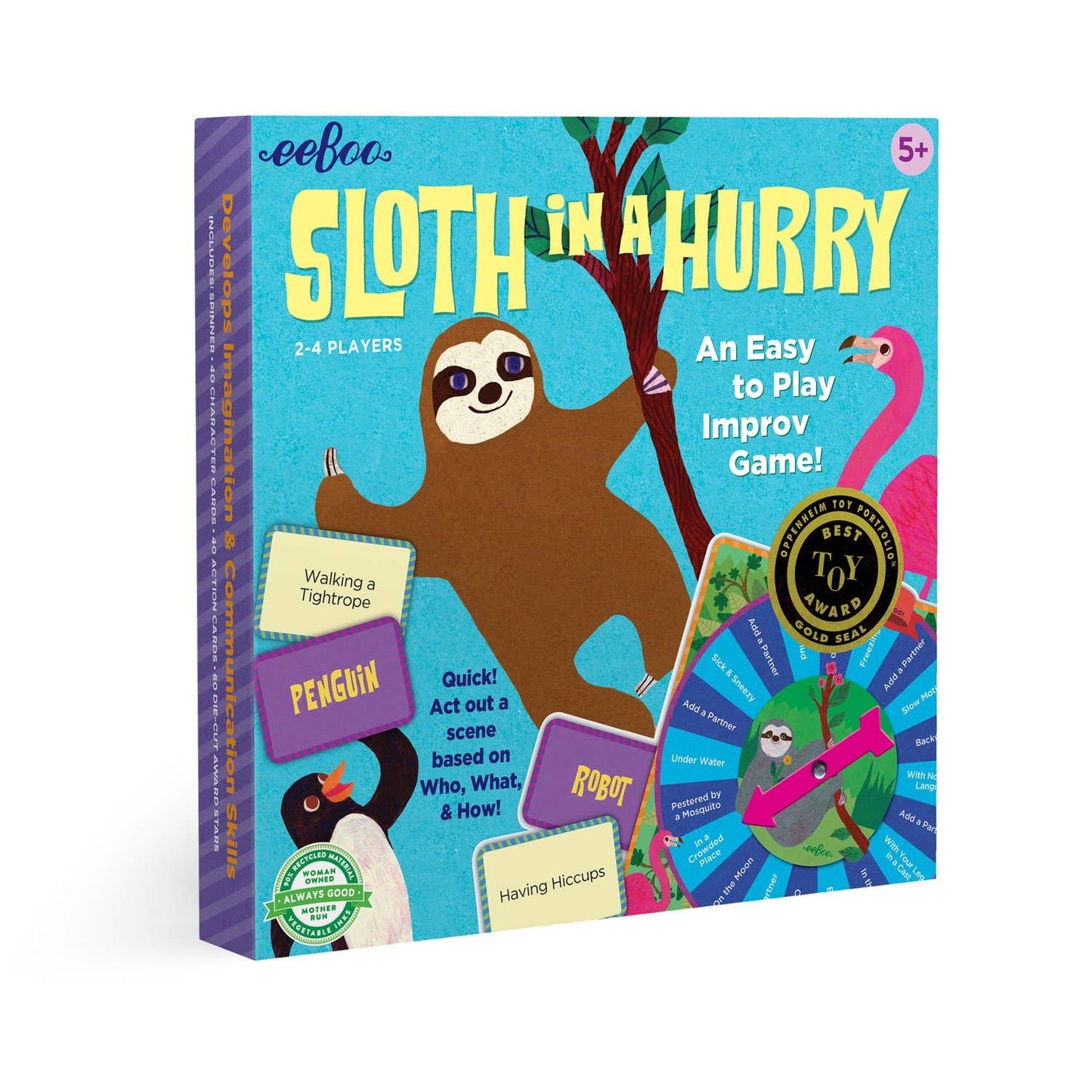 eeBoo - Sloth in a Hurry Action Game