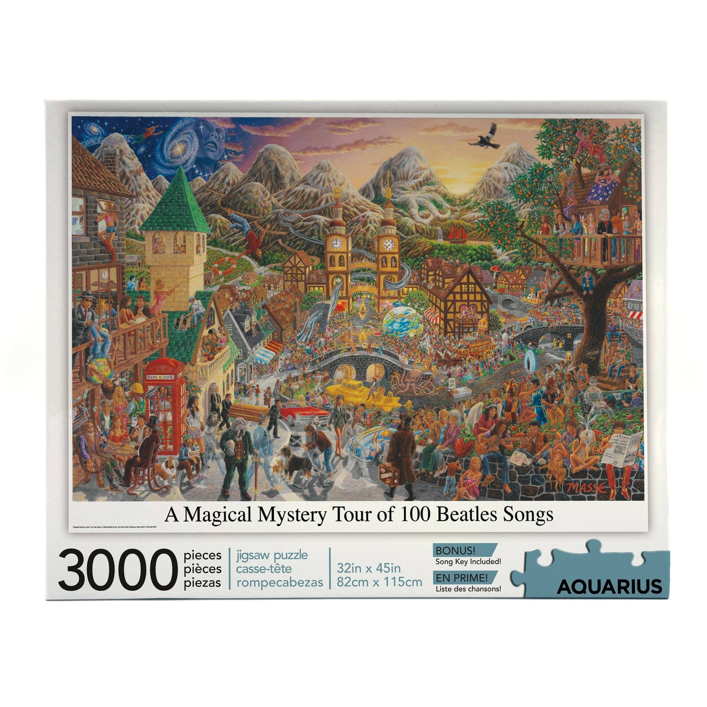 AQUARIUS, GAMAGO, ICUP, & ROCK SAWS by NMR Brands - Magical Mystery Tour 3,000 Piece Jigsaw Puzzle
