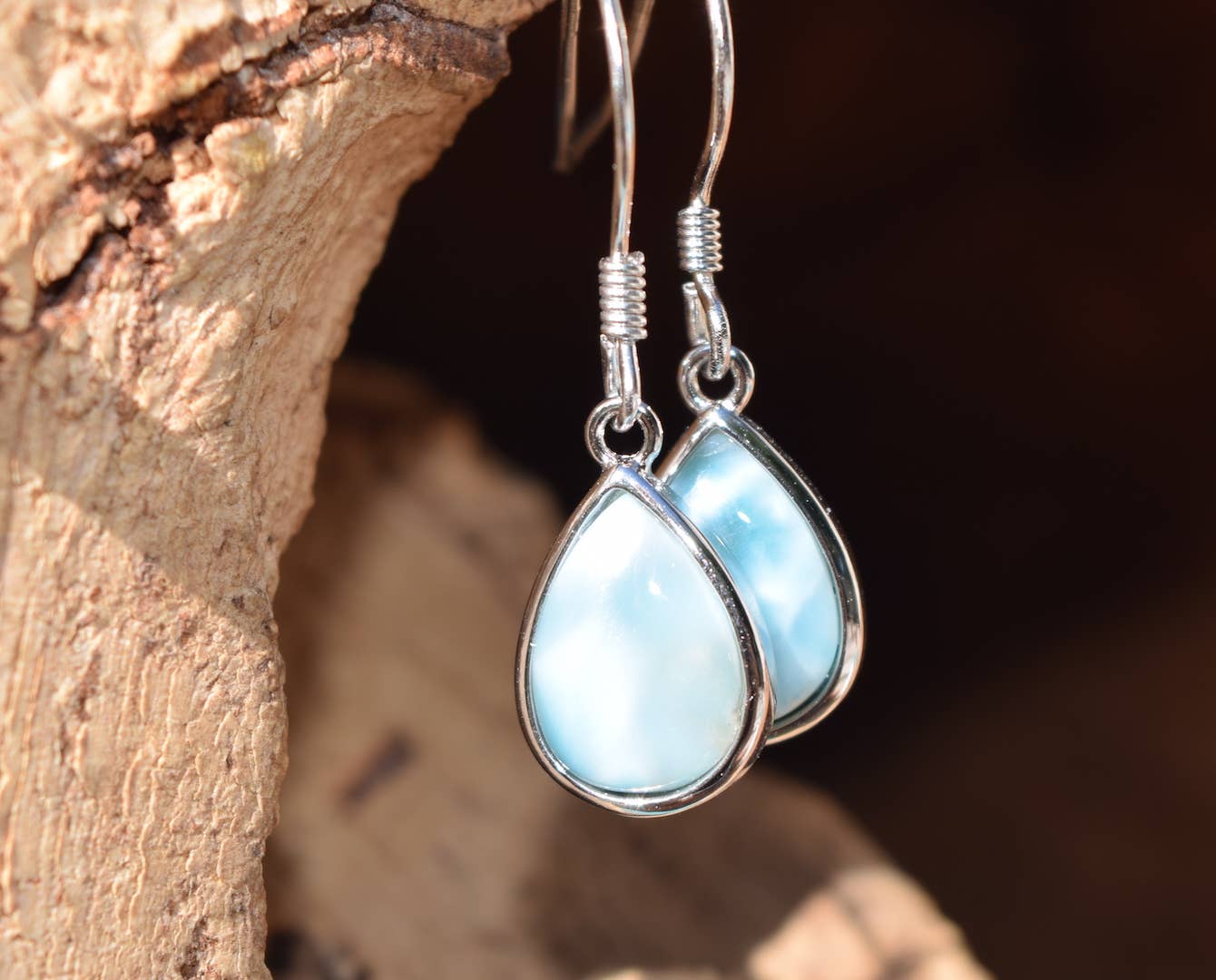 Cork Tree Designs - Larimar Earrings