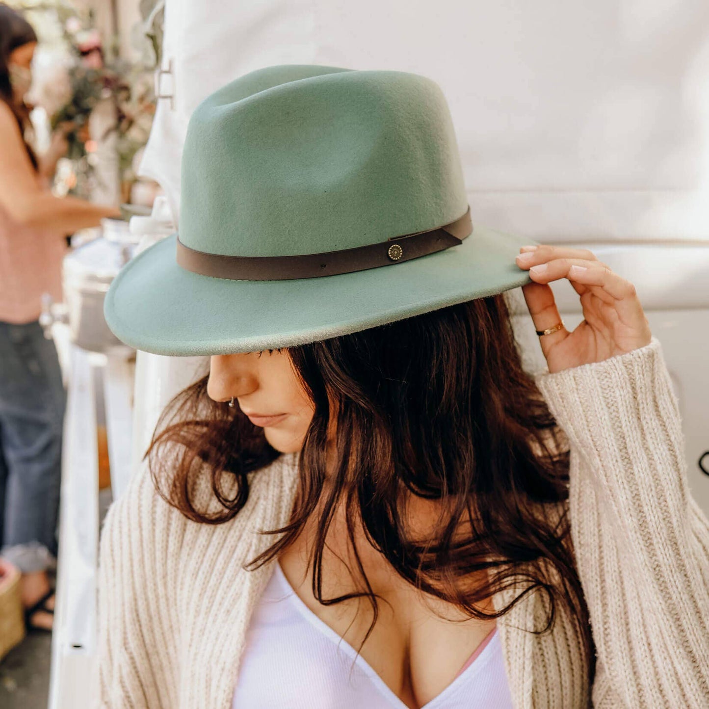 American Hat Makers - McQueen - Womens Felt Fedora Hat