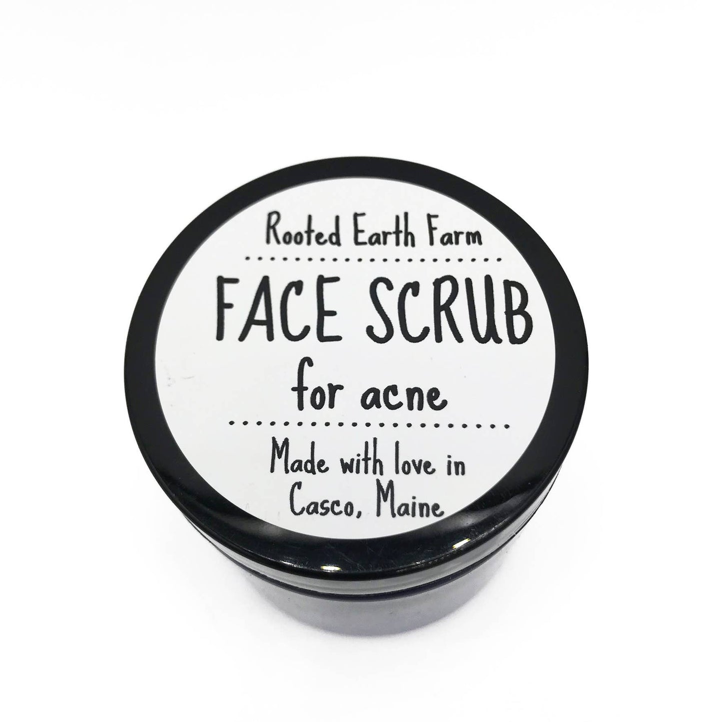 Rooted Earth Farm + Apothecary - Acne Relief Face Scrub - 3 Size Options