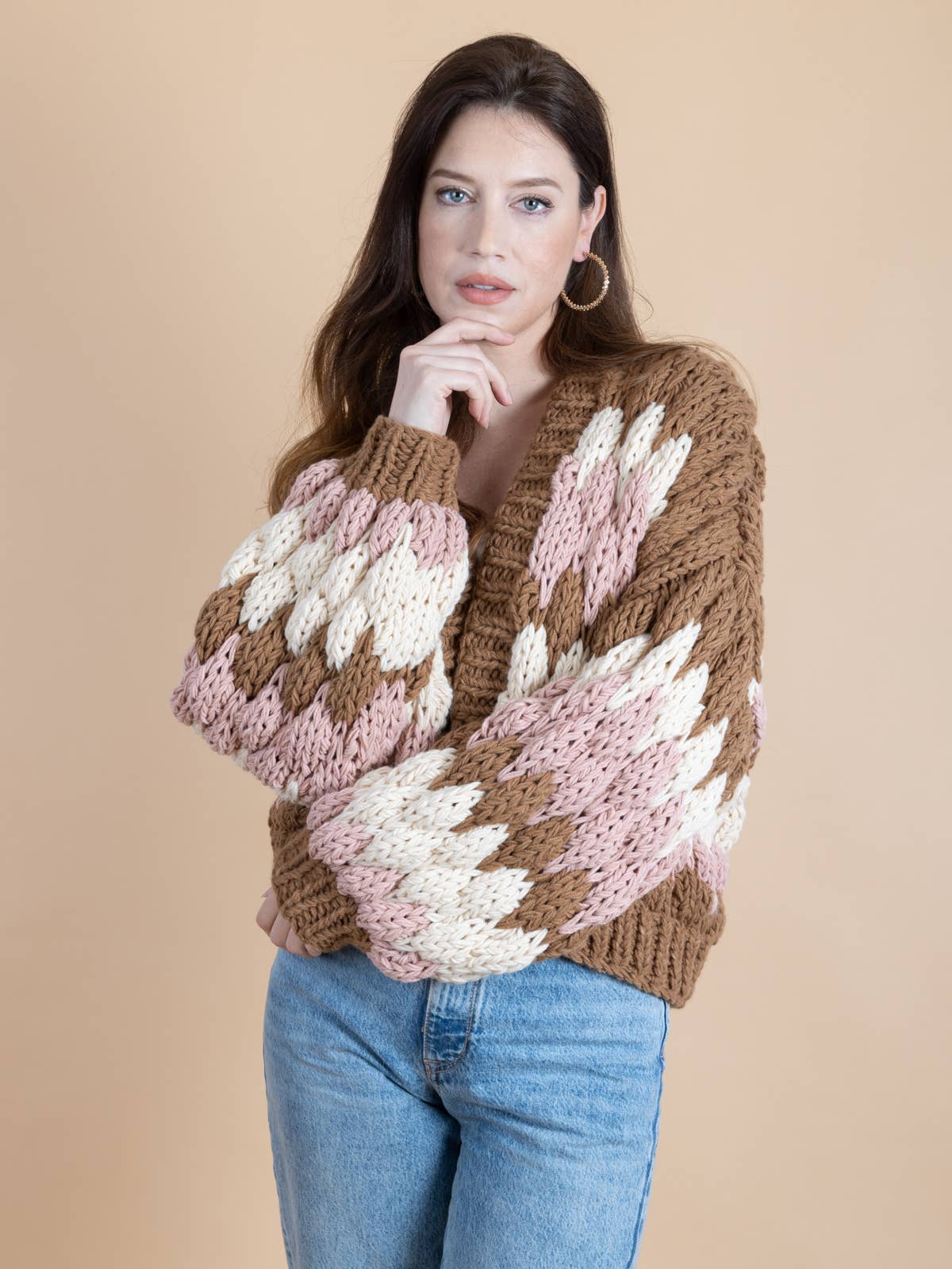 SAACHI - Camila Cropped Knitted Cardigan
